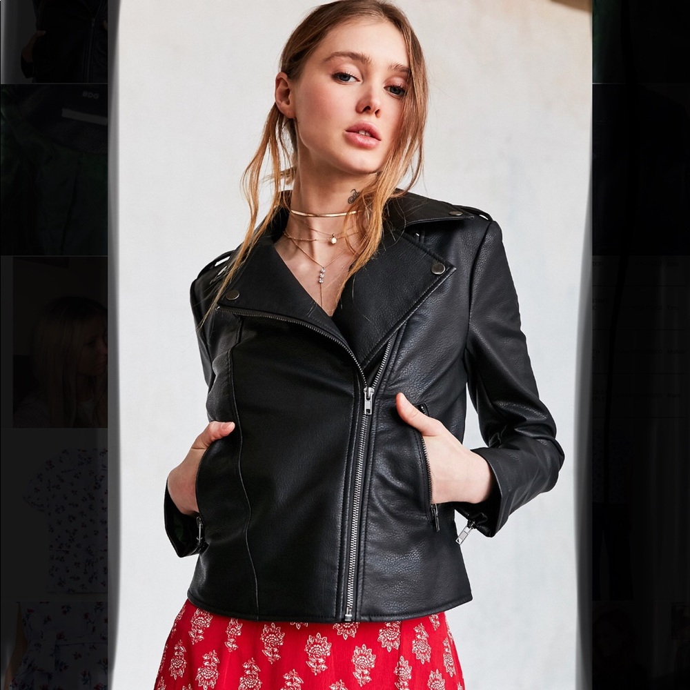 UO Vegan Leather Jacket